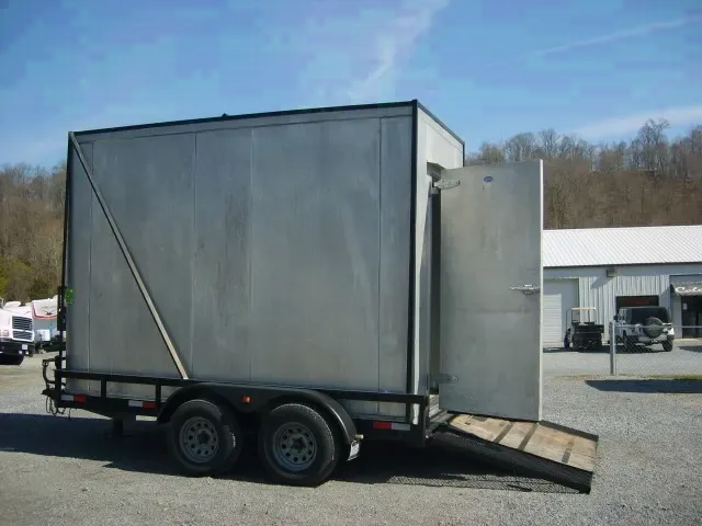 Pre-Owned 2002 CDS 7x12 Tandem Axle Custom Freezer Trailer