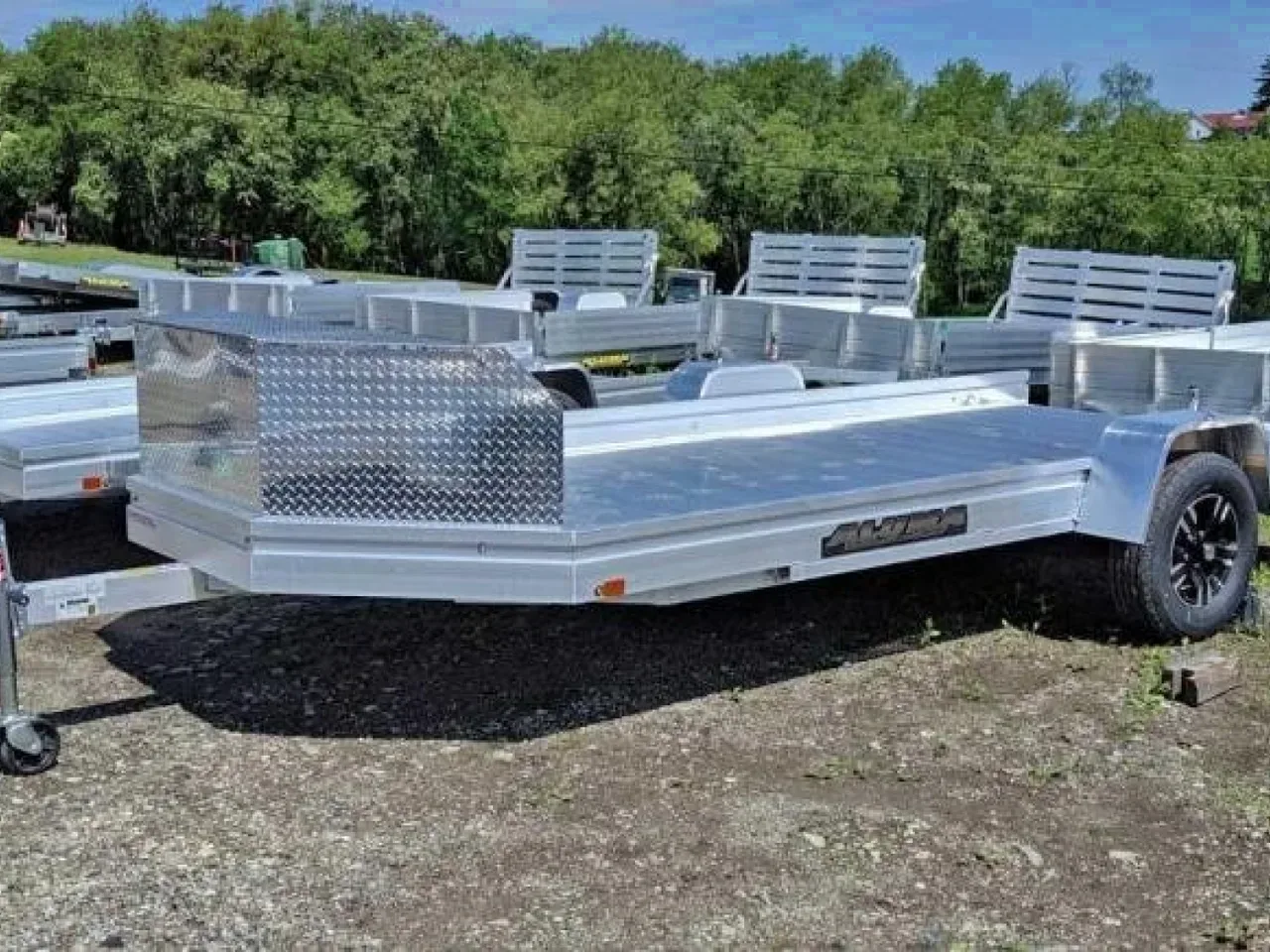 2026 Aluma 14' UTV Trailer w/ Slide Out Ramp
