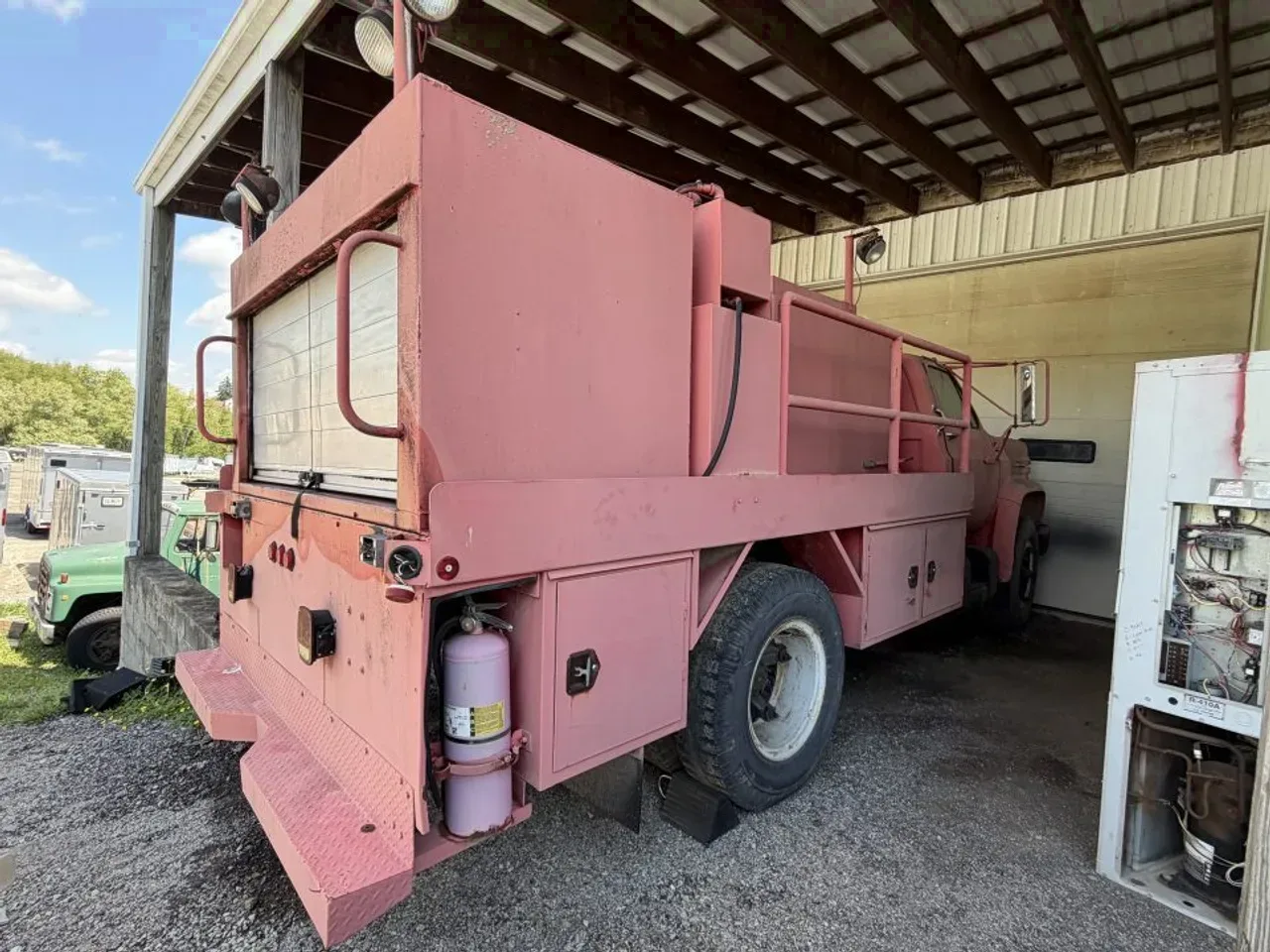 1984 GMC 6000 Fuel Truck - 300 gallon diesel & fuel tanks