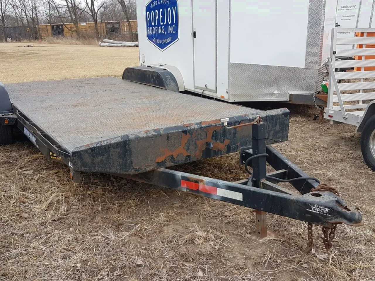 2009 Sure-Trac 7x20 Steel Deck 10K Car / Racing Trailer