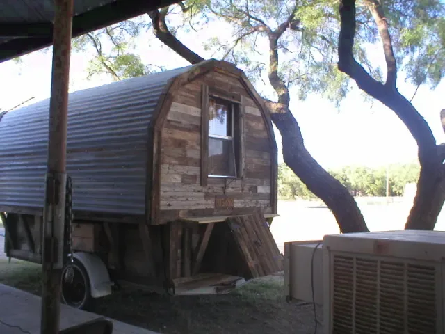 Used 7x15 Unique Covered Wagon Trailer - Make Offer