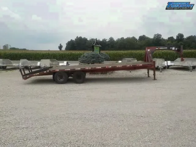 11058 - 2000 Miscellaneous Kiefer Manufacturing 20+5 GN Deckover/Flat Deck Trailer
