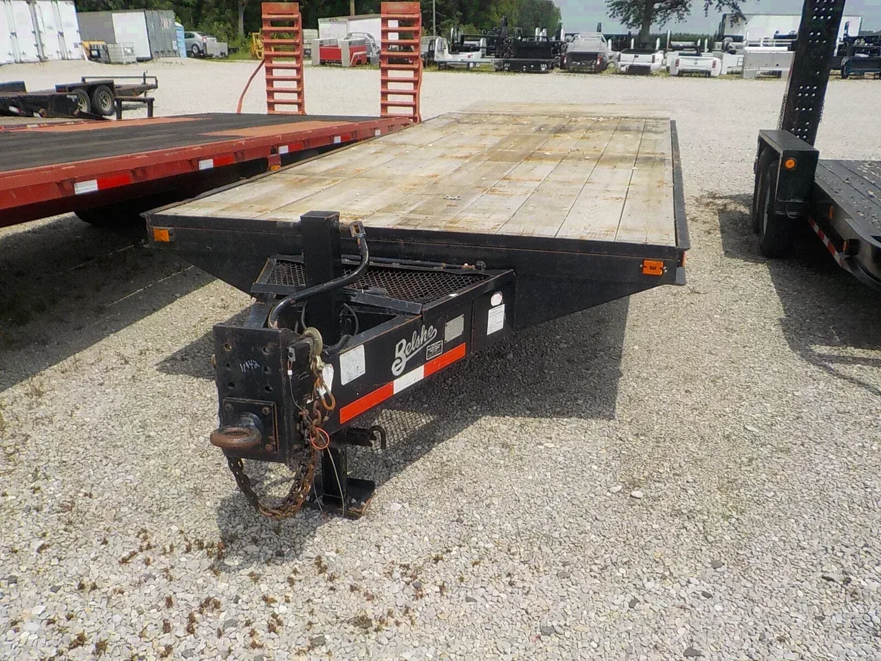 11442 - 1990 Belshe T-9 Deckover/Flat Deck Trailer