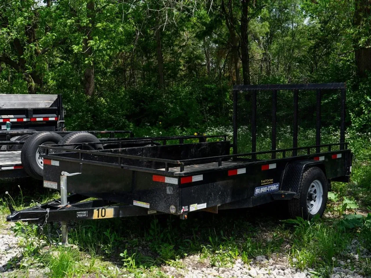 FOR RENT ONLY #10 7x12 Sure-Trac Steel High Side