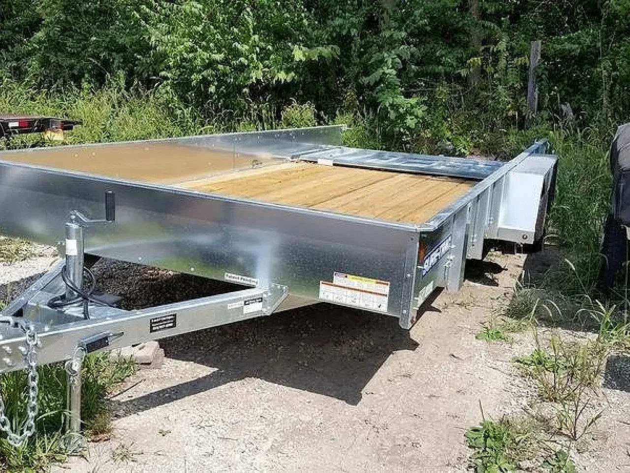 FOR RENT ONLY #20 7x16 Sure Trac High Side Utility Trailer
