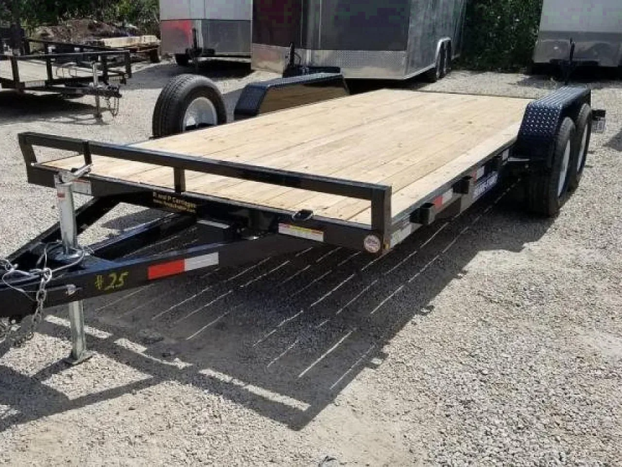 RENTAL #25 7x18 Sure Trac Open Car Hauler