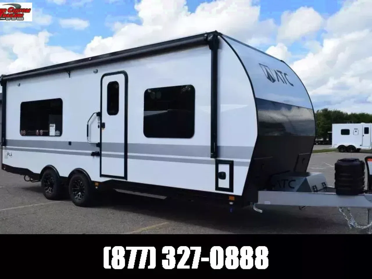 PRE-OWNED 2026 ATC PLA 550 2412 ALL ALUMINUM TOY HAULER - NEVER USED!!