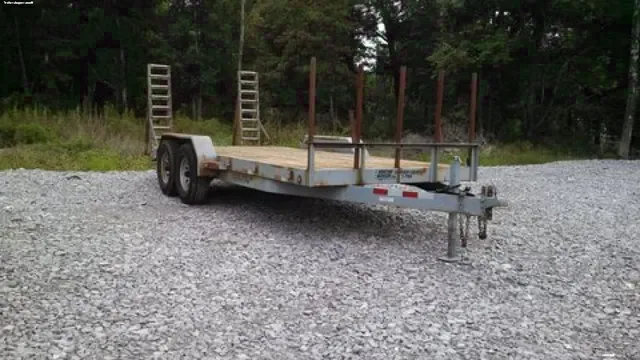 16ft Used Utility with Stand-up Ramps