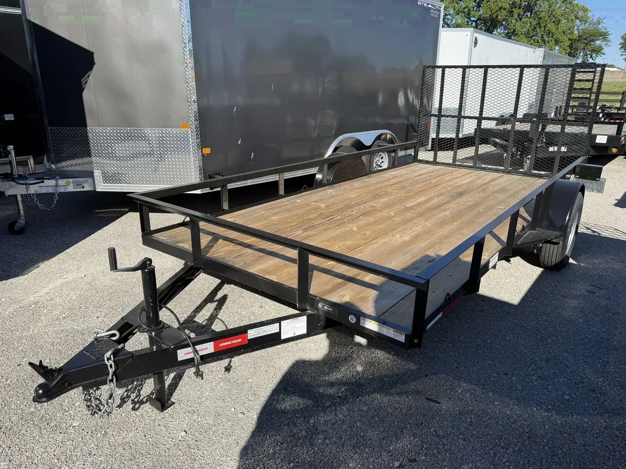 076603 - 2025 Lawrimore 77" x 14' SA Utility Utility Trailer