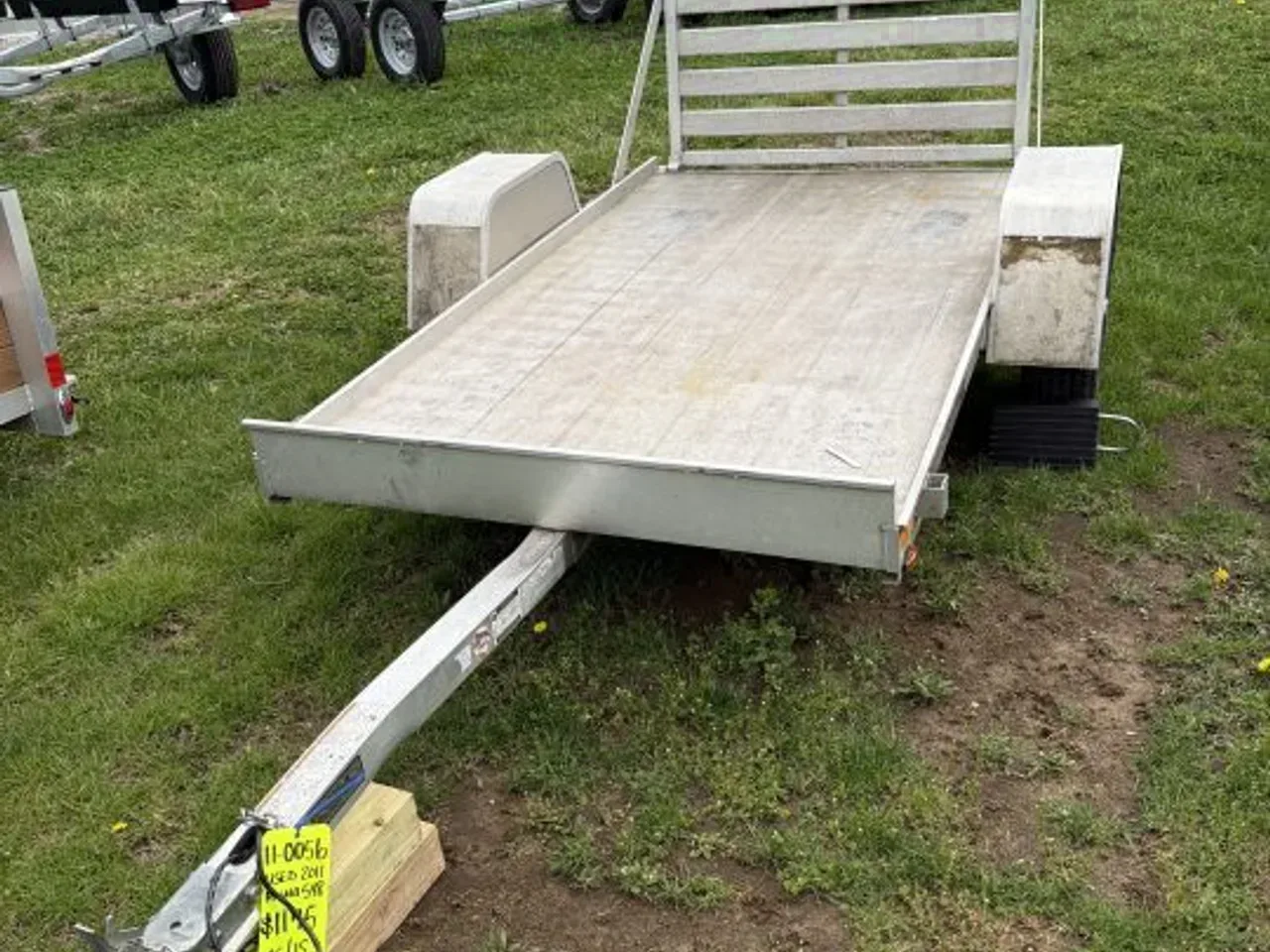 2011 Aluma 4'6" x 8 LW Utility Trailer