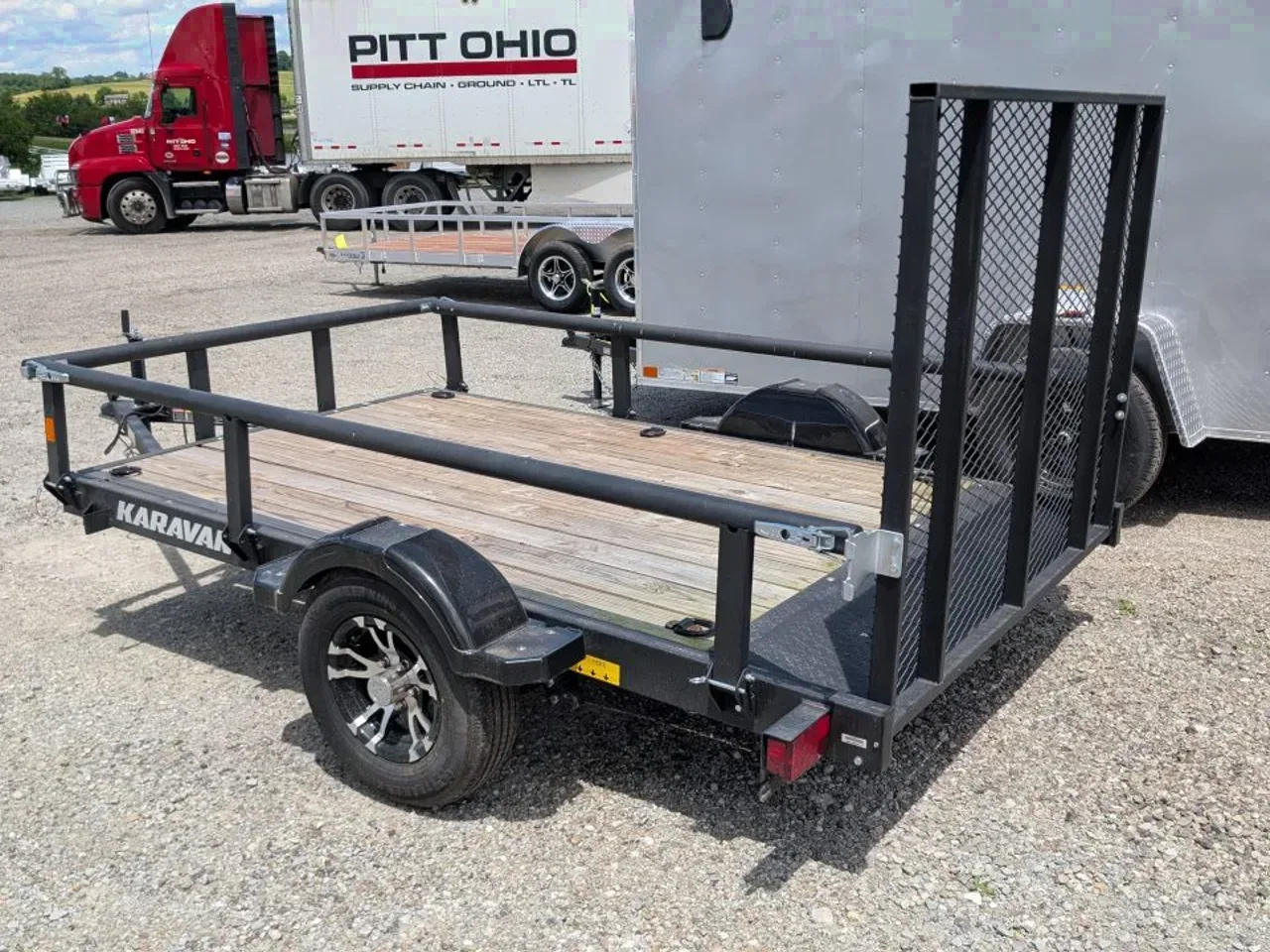 2024 Karavan 5.5 x9 Utility Trailer w/ Drop Sides