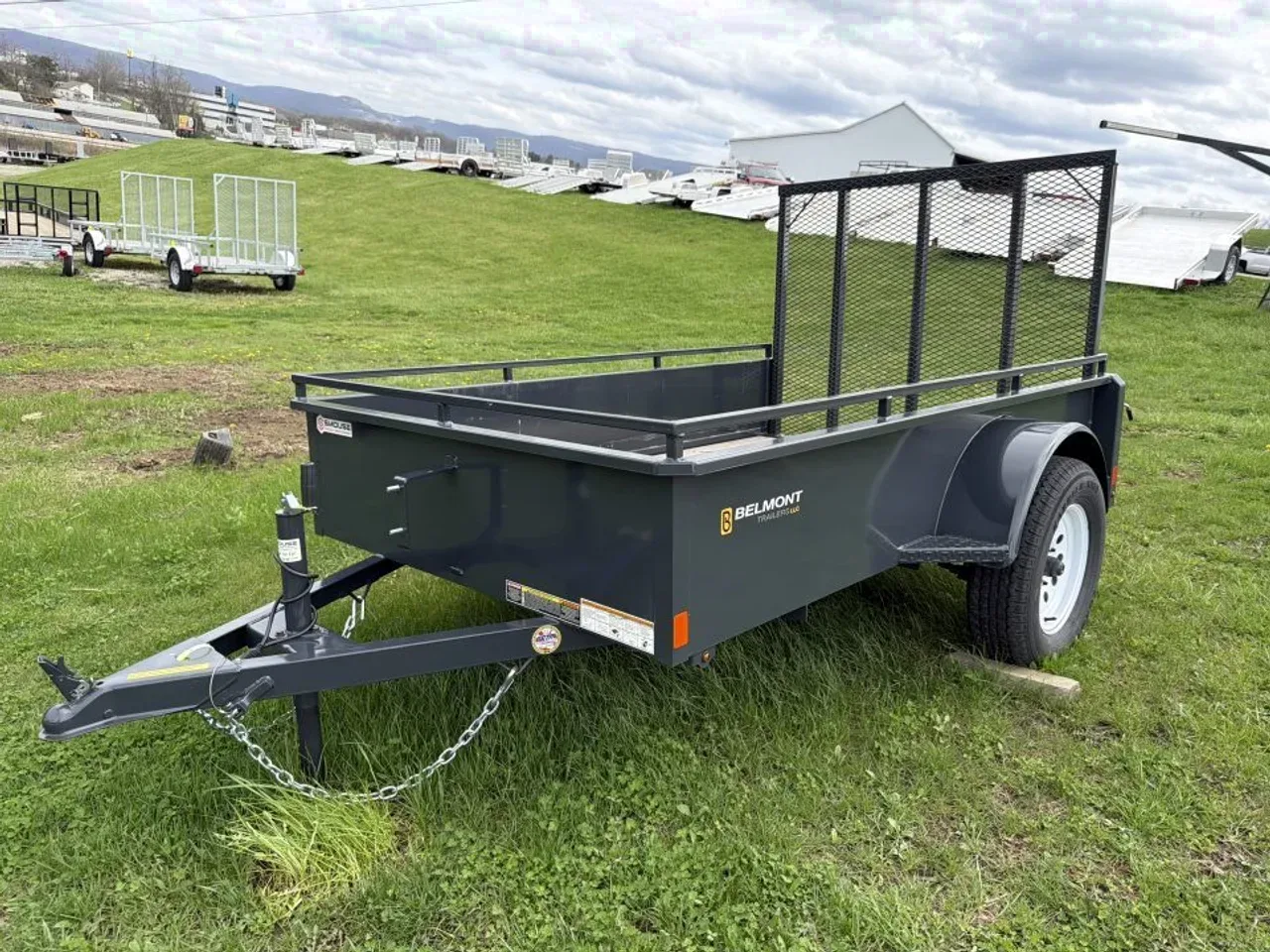 2025 Belmont 5x8 Utility Trailer w/ 18" Solid Sides