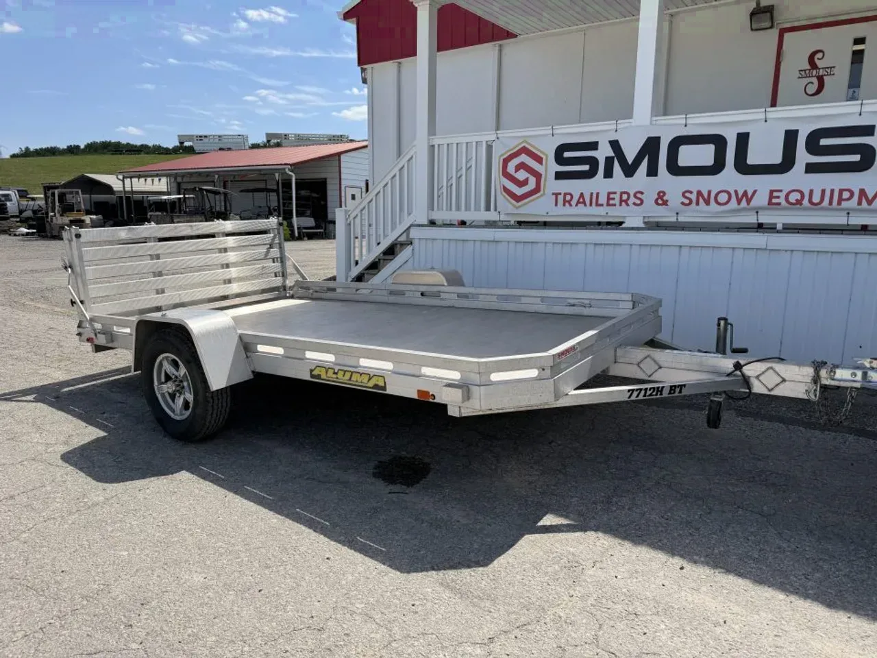 2024 Aluma 6'5" x 12 HD Utility w/ Bi-Fold Gate