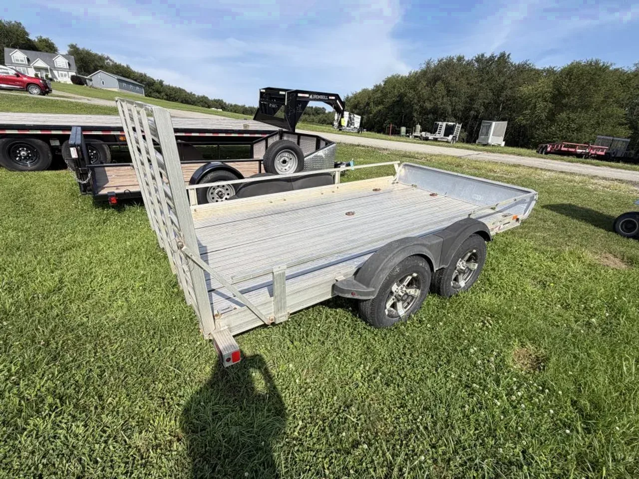 2014 Triton 7x12 Aluminum Utility Trailer Standard Utility Gate