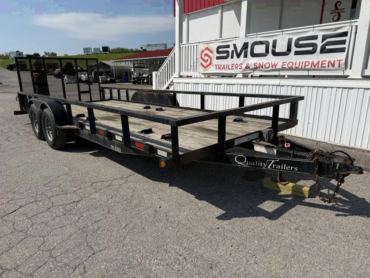 2018 Quality 7x20 HD PRO Utility Trailer w/ Spring Assist Gate, 2' Dove Tail